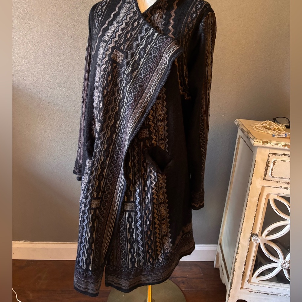 Johnny Was Textured Knit Jacket - Picture 2 of 14
